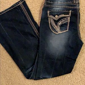 Dark blue pants
